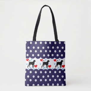 Polish design of traditional ceramics tote bag