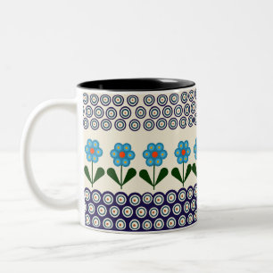 Polish design of traditional ceramics Two-Tone coffee mug