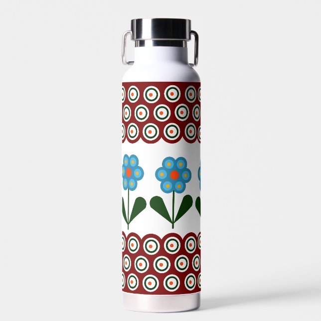 Polish design of traditional ceramics water bottle (Front)
