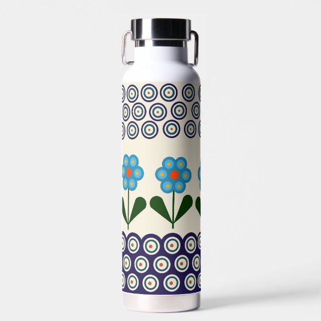 Polish design of traditional ceramics water bottle (Front)