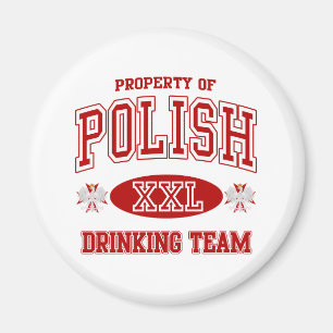 Polish Drinking Team Magnet