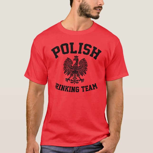 Polish Drinking Team T-Shirt (Front)