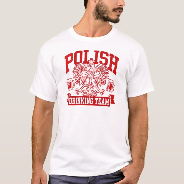Polish Drinking Team T-Shirt (Front)