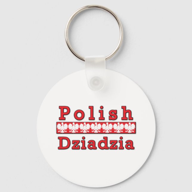 Polish Dziadzia Eagles Key Ring (Front)