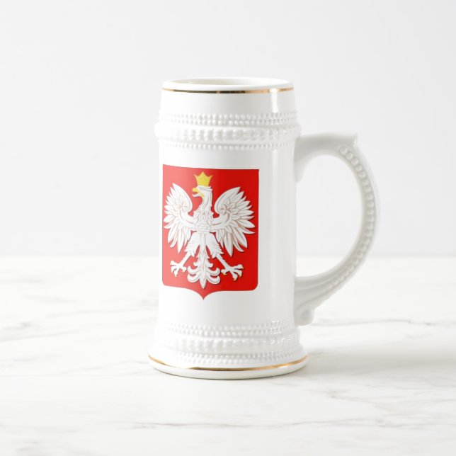 POLISH EAGLE BEER STEIN (Right)