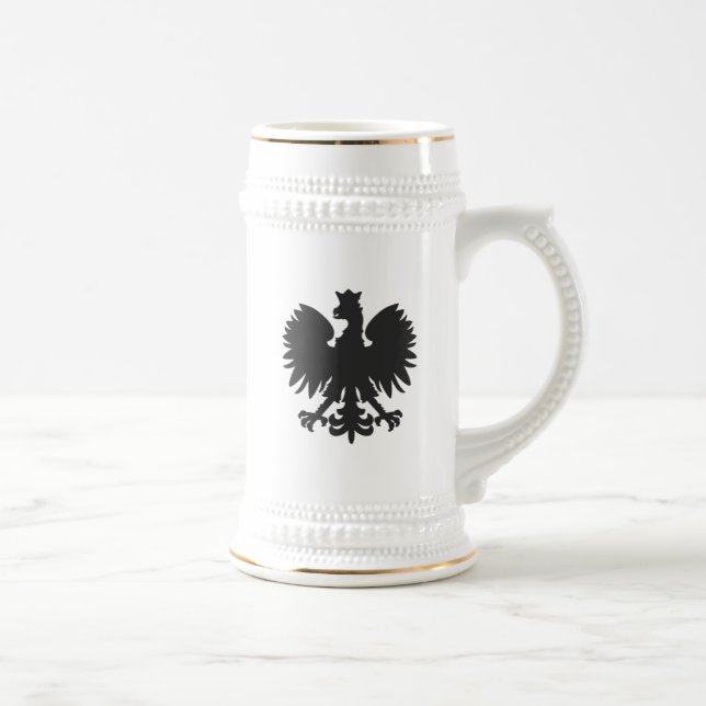 Polish Eagle Beer Stein (Right)