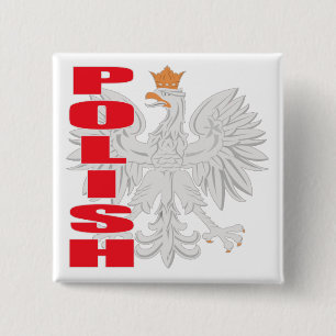 Polish Eagle Button