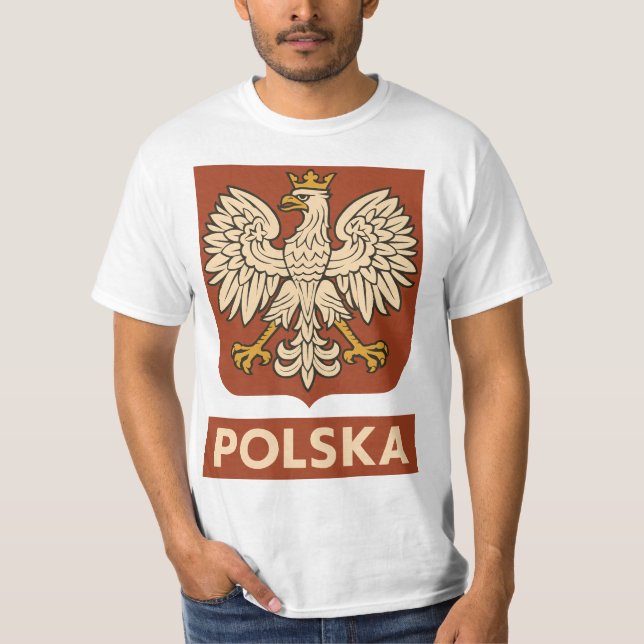 Polish Eagle Emblem Polska T-Shirt (Front)