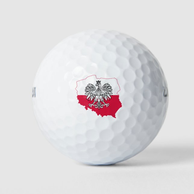 Polish Eagle Golf Balls (Front)