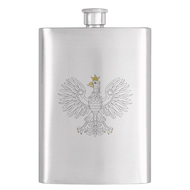 Polish Eagle Hip Flask (Front)