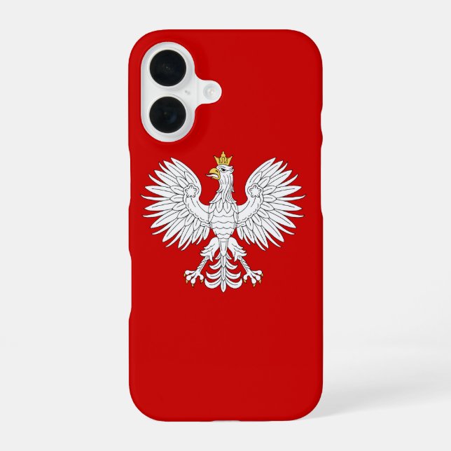 Polish Eagle iPhone 16 Case (Back)