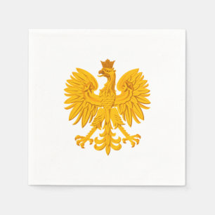 Polish eagle napkin