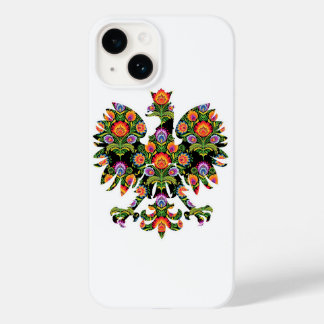 Polish Eagle Poland Wycinanki Emblem, Polish Folk Case-Mate iPhone 14 Case
