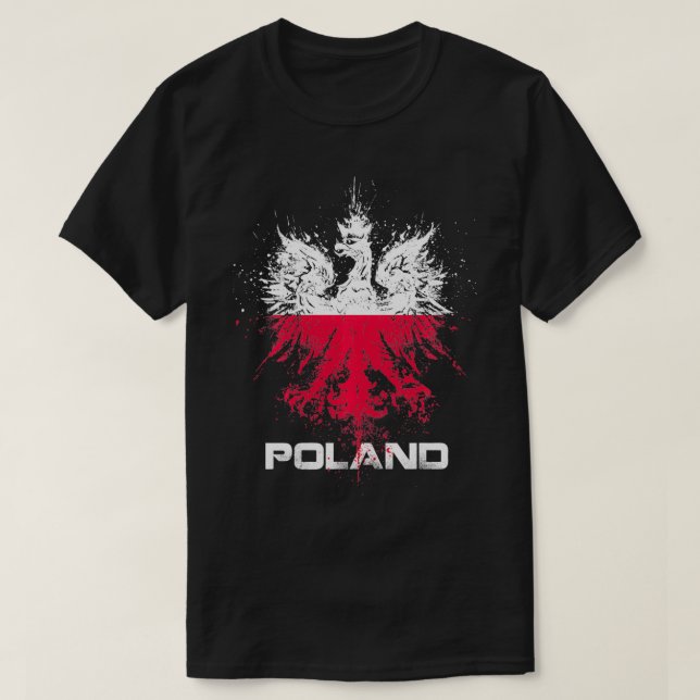 Polish Eagle  Polish Pride  Polish Flag  Polish  T-Shirt (Design Front)