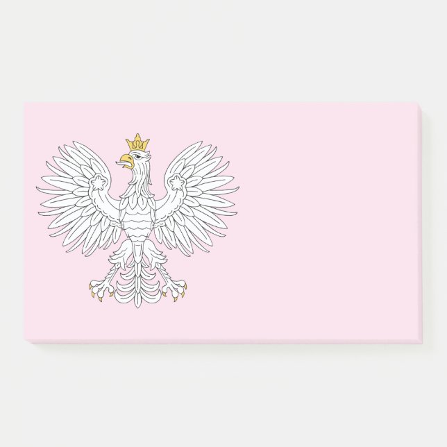 Polish Eagle Post-it Notes (Front)