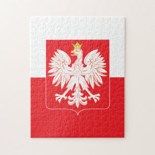 Polish Eagle Red Shield Jigsaw Puzzle