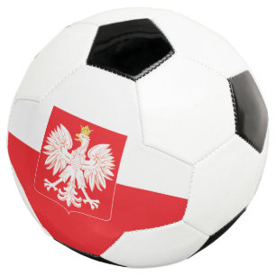 Polish Eagle Red Shield Soccer Ball