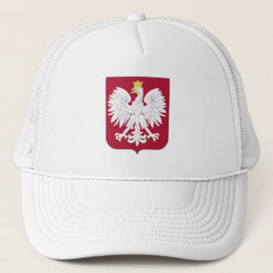 Polish Eagle Red Shield Trucker Hat