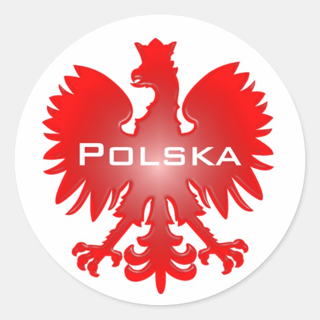 Polish Eagle Sticker (Front)