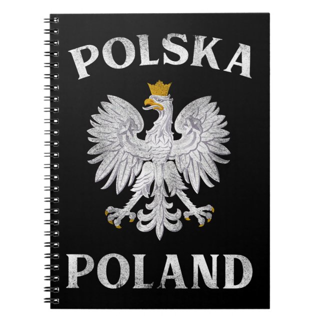Polish Eagle T Poland Coat Of Arms Polska Notebook (Front)