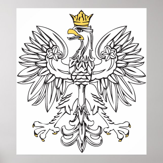 Polish Eagle With Gold Crown Poster (Front)