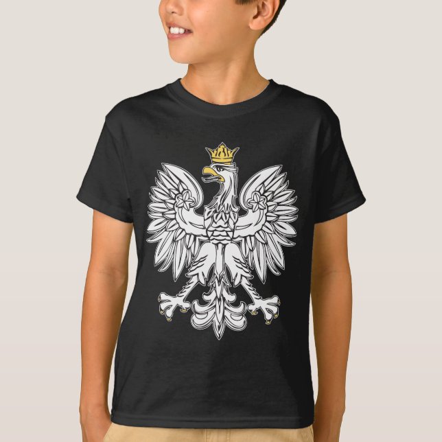 Polish Eagle With Gold Crown T-Shirt (Front)