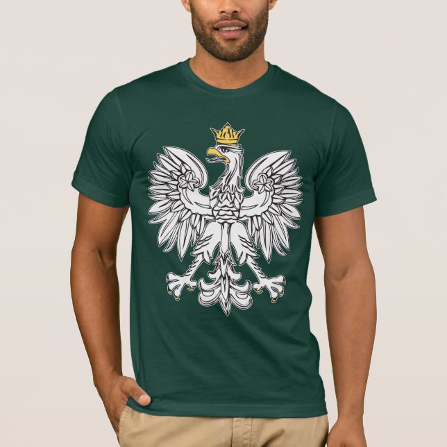 Polish Eagle With Gold Crown T-Shirt (Front)
