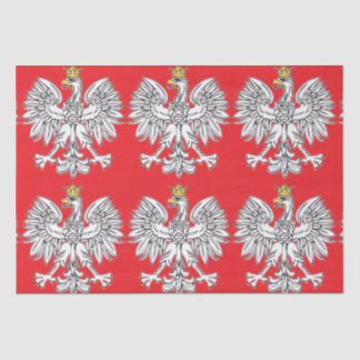 Polish Eagle With Gold Crown Tissue Paper