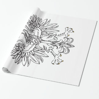 Polish Eagle With Gold Crown Wrapping Paper