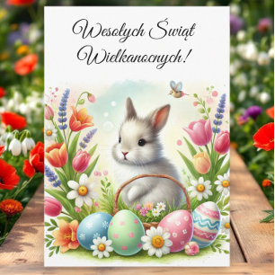 Polish Easter Greetings Wesolych Swiat Invitation