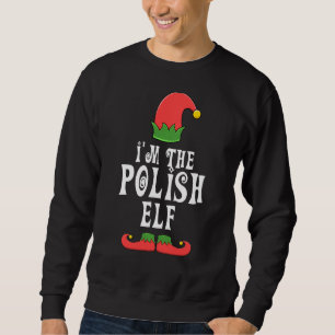 Polish Elf Costume For Matching Family Christmas G Sweatshirt