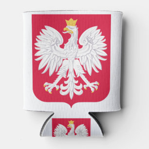 Polish Emblem - Poland Shield - Polska Herb Polski Can Cooler