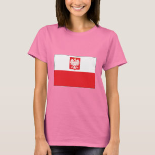 Polish Falcon Flag Ladies T-Shirt