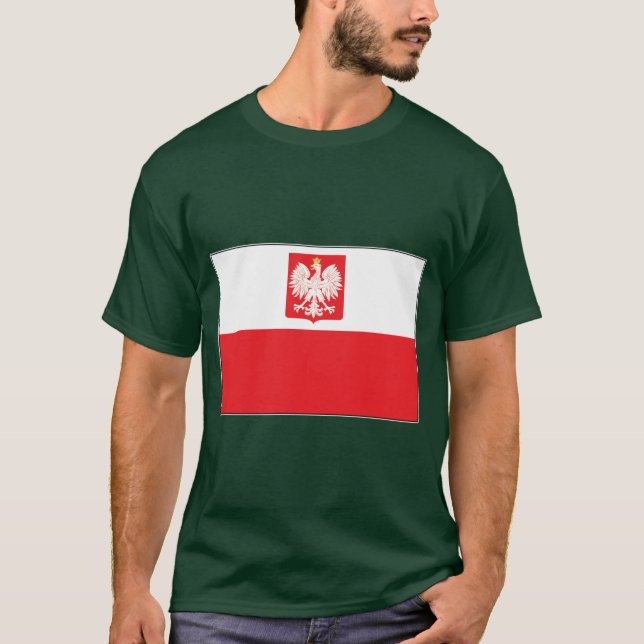 Polish Falcon Flag T-Shirt (Front)