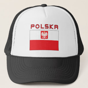 Polish Falcon Flag With Polska Trucker Hat