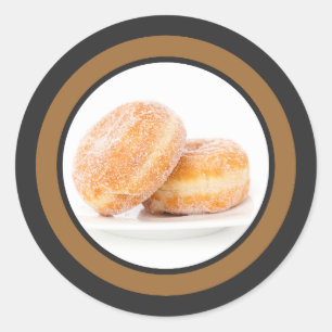 Polish Fat Thursday Happy Paczki Day Classic Round Sticker