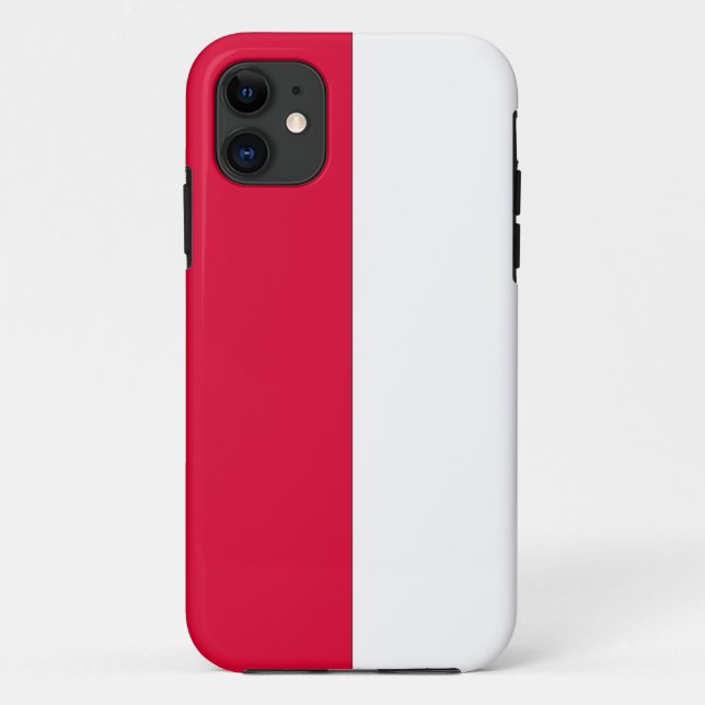 Polish Flag Case-Mate iPhone Case (Back)