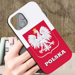 Polish Flag Case, Poland patriots, fashion /sport iPhone 15 Case