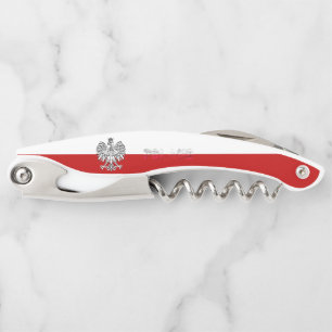 Polish flag-coat of arms corkscrew