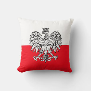 Polish flag cushion