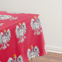 Polish Flag Eagle & Poland dining tablecloth