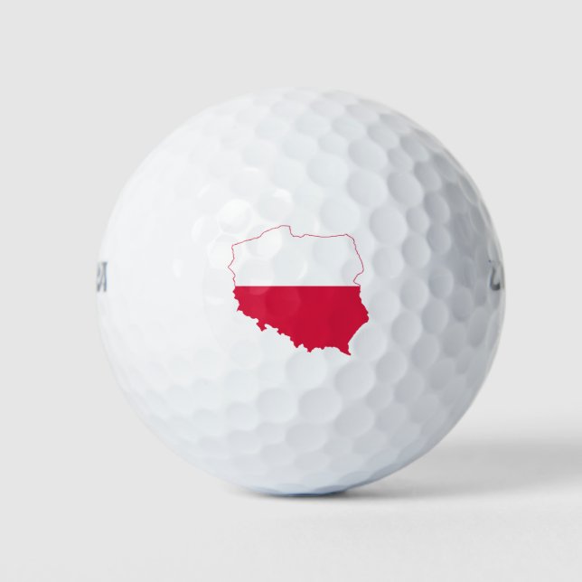 Polish Flag Golf Balls (Front)