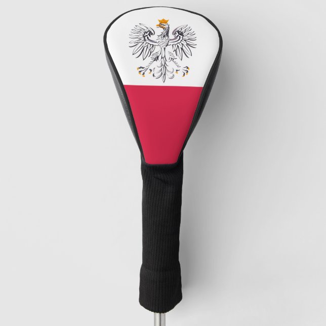 Polish Flag & Golf Poland sport Covers /clubs (Front)