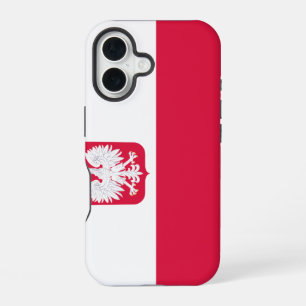 Polish flag iPhone 16 case