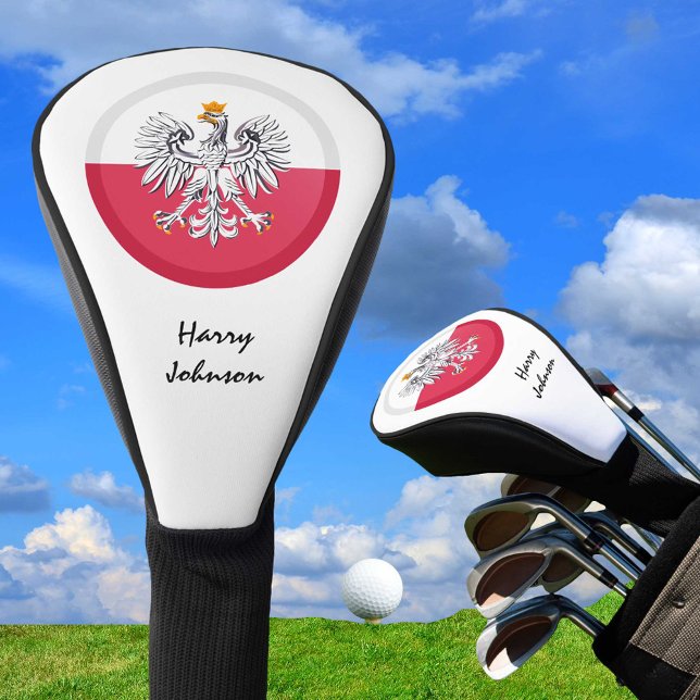 Polish Flag & Monogrammed Golf Clubs Covers (Creator Uploaded)