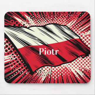 Polish flag Mousepad