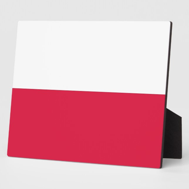 Polish Flag Plaque (Side)