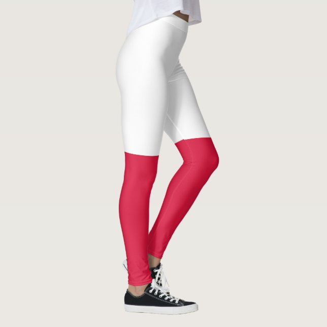 Polish Flag (Poland) Leggings (Right)