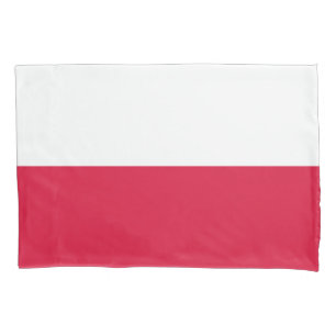 Polish Flag (Poland) Pillow Case