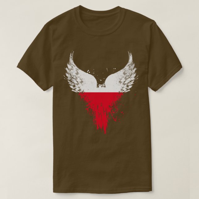 Polish Flag T-Shirt (Design Front)